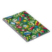 Carnet Pop Art Colorful Motif - Retro Comic Explosion (Côté Droit)