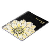 Carnet Pop Art Dahlia 'Gallery Art Fair' (Côté gauche)