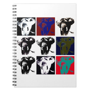 Carnet Pop Art Elephants