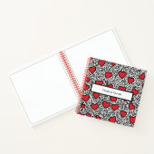 Carnet Pop Art Heart Motif (Intérieur)