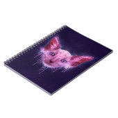 Carnet Pop Art Lykoi Werewolf Chat (Côté gauche)