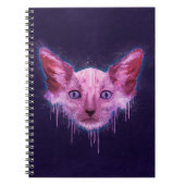 Carnet Pop Art Lykoi Werewolf Chat (Devant)