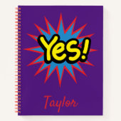 Carnet Pop art oui (Devant)