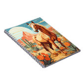 Carnet Pop Art Palomino Desert Horse (Côté Droit)