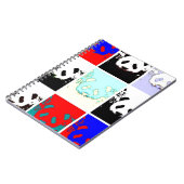 Carnet Pop Art Panda (Côté gauche)