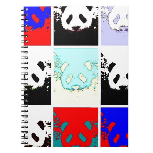 Carnet Pop Art Panda (Devant)
