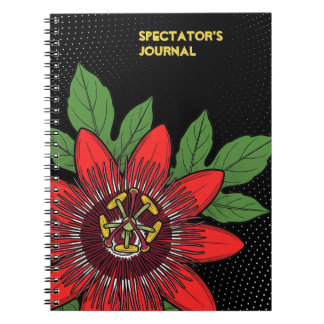 Carnet Pop Art Passiflora Coccinea en Spirale