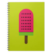 Carnet Pop Art posiche pastèque art fruitier (Devant)