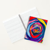 Carnet pop art rose Abstrait (Intérieur)