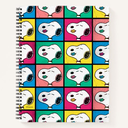 Carnet Pop Art Snoopy Lips | Mod pour vous Motif (Devant)