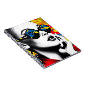 Carnet Pop art woman with sunglasses (Côté Droit)