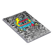 Carnet Pop Cassette Néon Rétro 80 (Côté Droit)