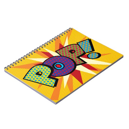 Carnet POP Fun Retro Comic Book Pop Art (Côté gauche)