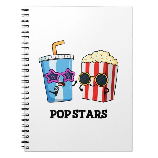 Carnet Pop Stars Funny Snack Pun (Devant)