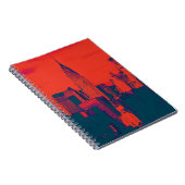 Carnet Pop Style Rouge Retro Art New York City (Côté Droit)