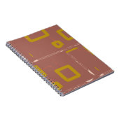 Carnet Popcorn Anime Stoneage Circuit Marron Géométrique (Côté Droit)