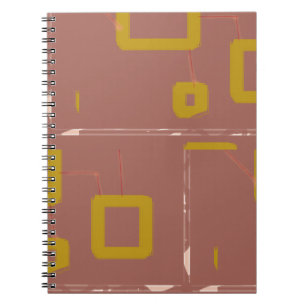 Carnet Popcorn Anime Stoneage Circuit Marron Géométrique