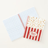 Carnet Popcorn Retro Cinéma Monogramme (Intérieur)