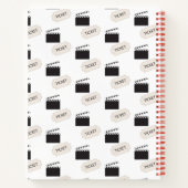 Carnet Popcorn Retro Cinéma Monogramme (Dos)