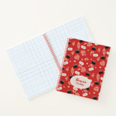 Carnet Popcorn Retro Cinéma Monogramme (Intérieur)