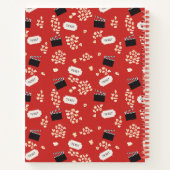 Carnet Popcorn Retro Cinéma Monogramme (Dos)