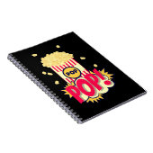 Carnet Popcorn Vintage Retro Funny (Côté Droit)