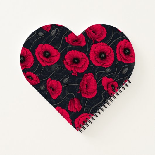 Carnet Poppies rouges (Dos)