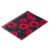 Carnet Poppies rouges (Côté gauche)