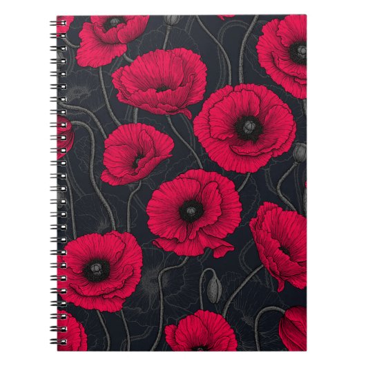 Carnet Poppies rouges (Devant)