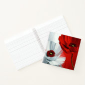 Carnet Poppies rouges et blanches (Intérieur)