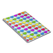 Carnet Poppin Coeurs rétro (Côté Droit)