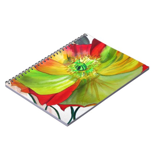 Carnet Poppy Art macro poppy (Côté gauche)