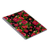 Carnet Poppy Garden Floral Design Spiral Notebook (Côté Droit)