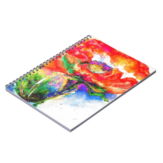 Carnet Poppy Red Solar (Côté gauche)