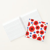 Carnet Poppys Et Cornflowers Motif (Intérieur)
