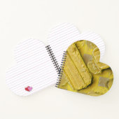 Carnet popsicle à cône de crème glacée jaune (Intérieur)