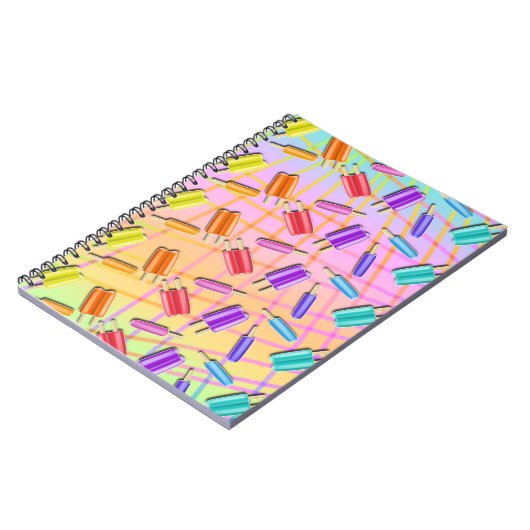 CARNET POPSICLES D'ART DE POP (Côté gauche)