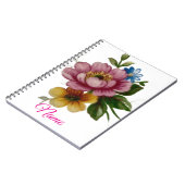 Carnet Porcelain Inspired Floral  (Côté gauche)