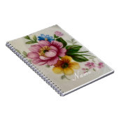 Carnet Porcelaine Inspiré Floral (Côté Droit)