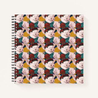 Carnet Porcs Avec Motif Casquette
