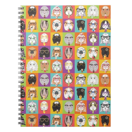 Carnet Porcs de Guinée mignons (Devant)