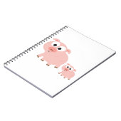 Carnet Porcs roses mignons (Côté gauche)