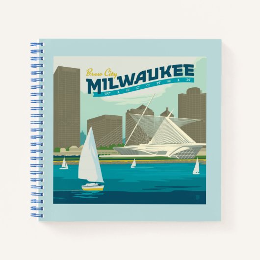 Carnet Port de Milwaukee Wisconsin | Ville de Brew (Devant)