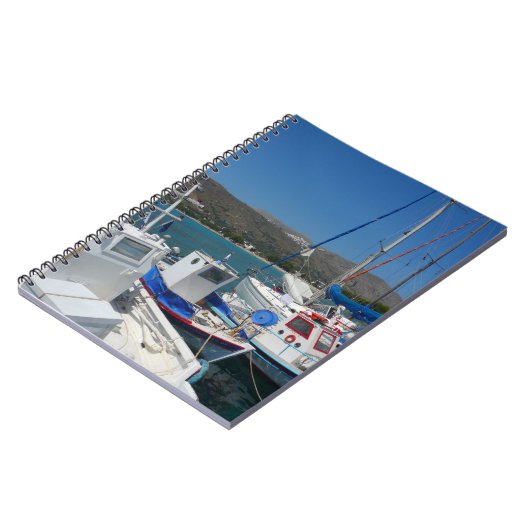 Carnet Port grec d'île (Côté gauche)