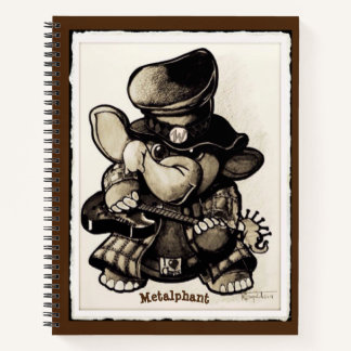 Carnet Portable en métal Wilbur Spiral
