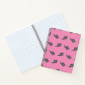 Carnet Portable gris avec logo d'oiseau (Intérieur)