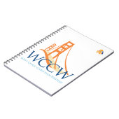 Carnet Portable/Journal WCCW avec mascotte Goldie (Côté gauche)