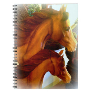 Carnet portable mare et poney