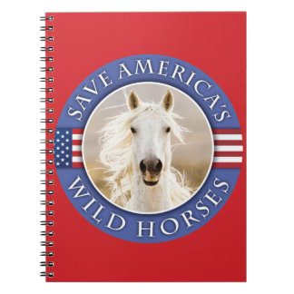 Carnet Portable Save America's Wild Horses
