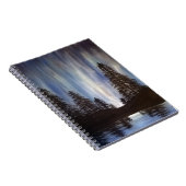 Carnet Portable Spiral Aurora de la forêt (Côté Droit)